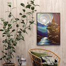 Oil Paint By Numbers Little Monster Frameless Picture Craft Kit for Living Room