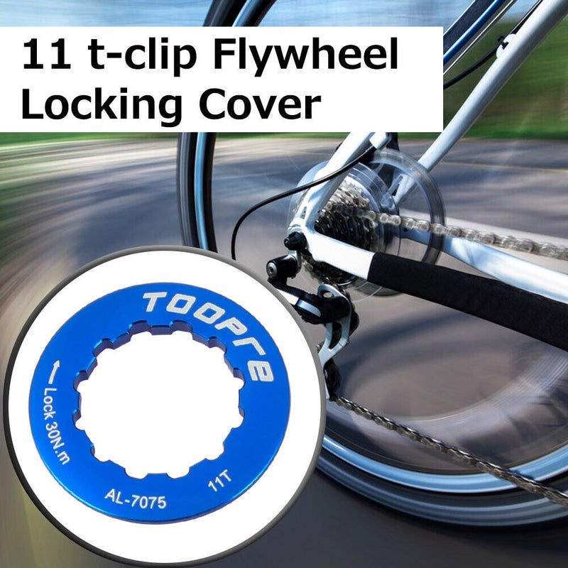 TOOPRE 11T Cassette Flywheel Lock Cover Aluminum MTB Bike Freewheel Locks Rin