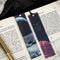 Durable Page Clip Reader Book Markers Set Page Markers Galaxy Pattern Bookmark