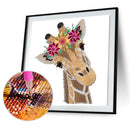 5D DIY Partial Special Shaped Drill Diamond Painting Giraffe Craft (HB244) Newly