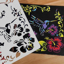 Paper Card Scrapbooking Embossing Template Layering Stencils Wall Painting