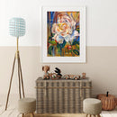 DIY Mosaic Rhinestone Drawing Blooming Flowers Full Drill Diamond Painting De