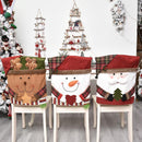Springlinges 3 Piece Christmas Chair Covers, Santa Claus Cap, Chair Back