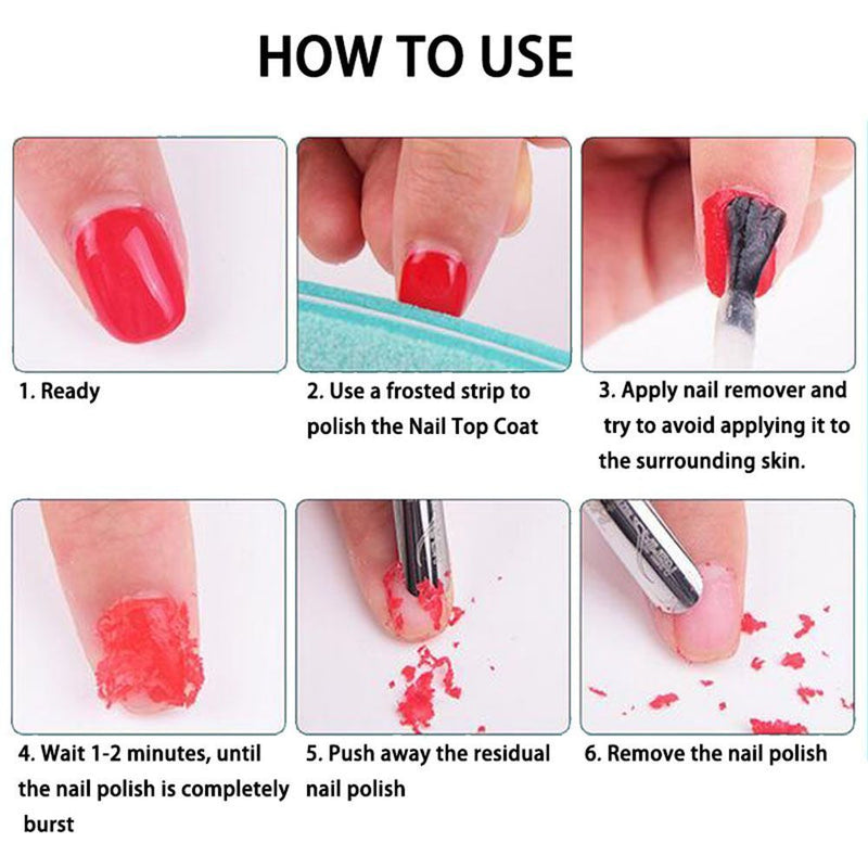 Degreaser  Soak off  Acrylic UV Gel Burst Nail Gel Nail Polish Magic Remover