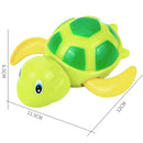 Baby Frosted Material Water Toys Infant Swim Turtle Wound-up Chain Clockwork
