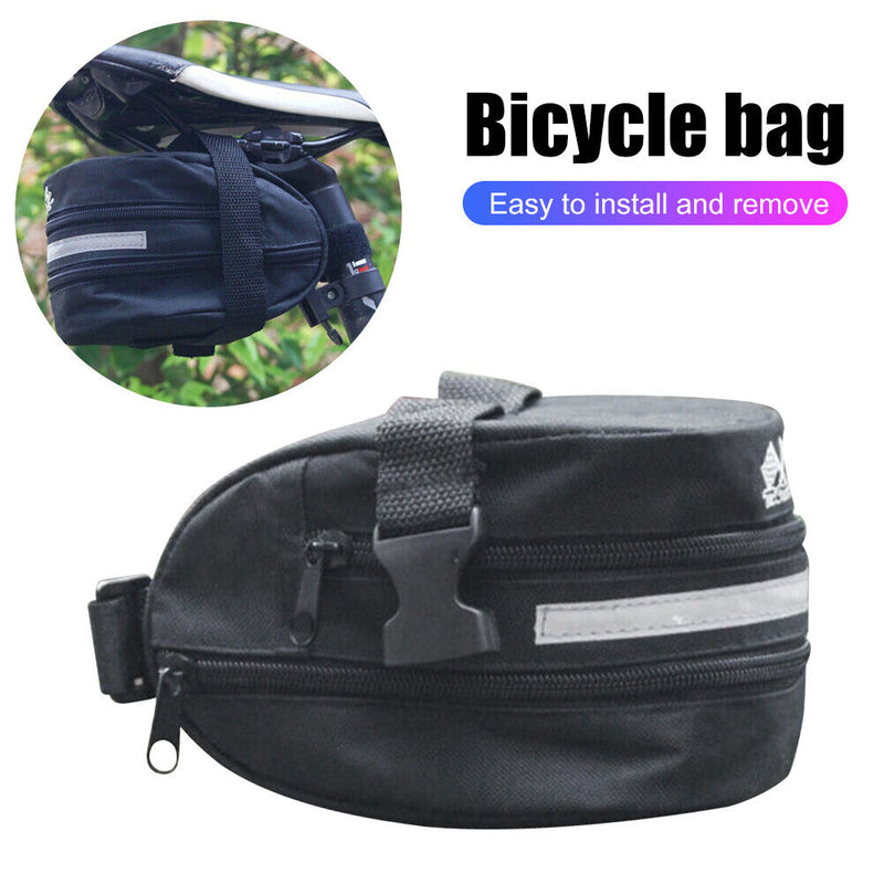Bicycle Cycling Saddle Bags Case MTB Road Bike Frame Mobile Phone Holder Pouch