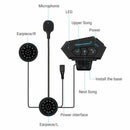 FM Radio Motorcycle Intercom BT-12 Wireless Bluetooth Headphone Helmet Headset