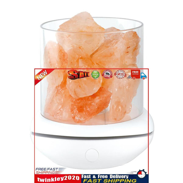 Himalayan Salt Diffuser Lamp USB Aromatherapy Wireless Sprayer (White) Newly