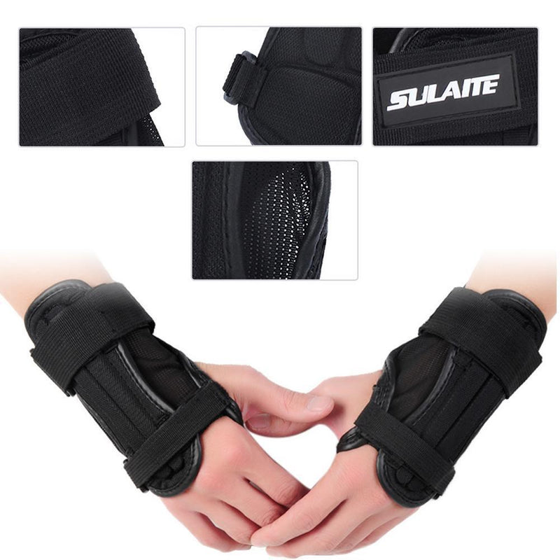 SULAITE Motocross Racing Wrist Brace Hand Protector Support Armor Guards(M)