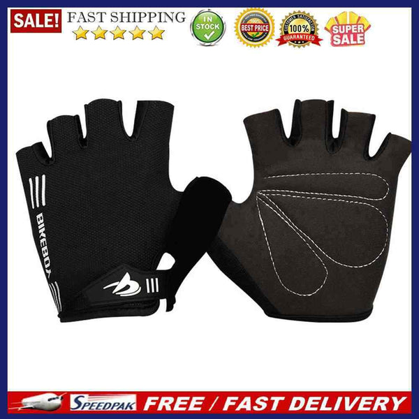 Bikeboy Anti-slip Outdoor Sports Half Finger Gloves Breathable Cycling Gloves