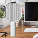 Electric Fly Swatter Insulation Protection Net & Foldable (White Grey) Newly