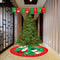Elk Carpet Floor Mat Xmas Floor Cover Christmas Tree Skirt Outdoor Blanket