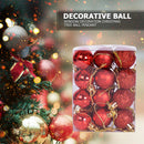24pcs/box Christmas Balls 3cm Hanging Shopping Mall Ceiling Ornament (C) Newly