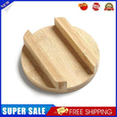 Bamboo Wood Camping Sierra Bowl Pot Cover with Handles for Outdoor Picnic