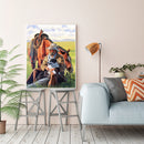 Shepherd Horse Canvas Paint By Numbers Oil Hand Painted Drawing Kit Home De