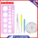 Starter Quilling Paper Tool Rolling Pen Needle Ruler Tweezers Art Quilling Kit