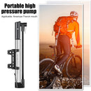 WEST BIKING Cycling Mini Bicycle Pump Aluminum Road Bike Tire Inflator 120PSI