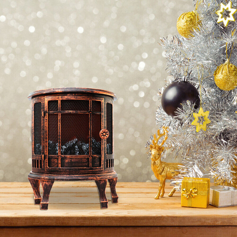 Retro Night Light LED Fireplace Battery USB Powered Christmas Party Ornaments