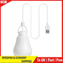 LED Portable Dormitory Reading Bulb USB Cold White Energy Saving Outdoor Light