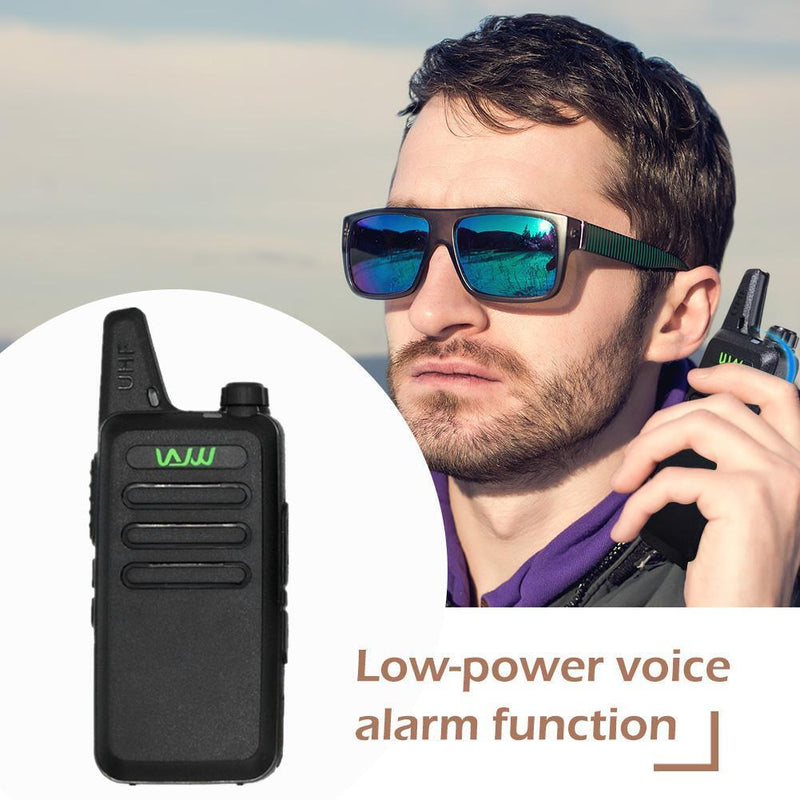 KD-C1 Portable Mini Walkie-Talkie UHF 400-470MHz Outdoor Intercom (US) Newly
