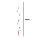 Cluster Soft Lure 5 Bars Fishing Bait Wobbler Fork Tail Bass Bait (Red) Newly