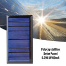 5V 0.3W 60mA DIY Solar Panel Solar Cell Battery Power Charger for 3.7V LED Li