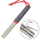 Outdoor Double Groove Fishing Hook Sharpening Hone Grinding Sharpener Tools