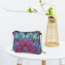 DIY Flower Special Shaped Diamond Painting Leather Chain Shoulder Messenger