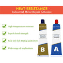 2pcs Metal Repair Glue Iron Steel Radiator Water Tank Leakage Adhesive Sealan