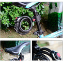 4 Digit Combination Password Lock Anti-theft MTB Road Bike Locks (1.2m) Newly