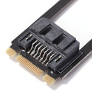 M.2 B-M Key NGFF to SATA3.0 7-Pin Adapter Card for 2242 2260 2280 SDD Connector