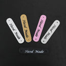 20pcs PU Leather Keywords Sewing - On Clothing Branded Clothes for Jeans Ta