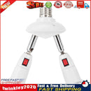 E27 Adjustable Lamp Holder LED Bulb Socket Base Adapter Converter (2-head) Newly