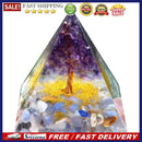 Crystal Pyramid Healing Energy Meditation Stones Home Office Decoration Crafts