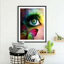 Green eyes 40x50cm Oil Paint By Numbers Picture DIY Painting M653