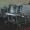 Folding Backpacking Camping Stove Oven BBQ Grill Rack Stand Barbecue Accessories