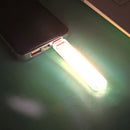 Mini Portable USB Book Light Bright Reading Lamp for Laptop (Yellow 8LED) Newly