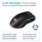 BLOODBAT M06 Wireless Mouse 2.4GHz USB Receiver Breathing Light Mice for PC