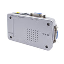 Composite Video Converter AV S-Video RCA, PC Laptop VGA TV Adapter Switch Box