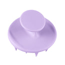 Silicone Shower Hair Washing Comb Brush Head Scalp Massage Brush (Purple) Newly