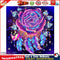 5D DIY Diamond Painting Neon Feather Full Round Drill Mosaic Decor (A1145) Newly