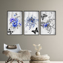 Home Hand Painted on Canvas DIY Butterfly Oil Paint By Numbers Drawing Kit Craft