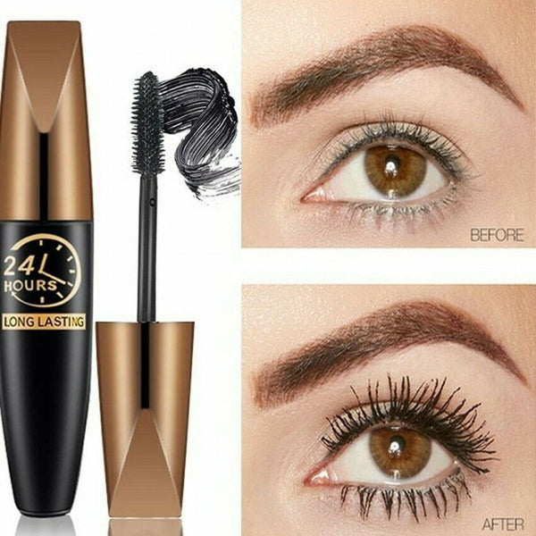 Voluminous Fiber Lashes Extension Eye Makeup Tool 4D Silk Fiber Mascara