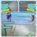 Shower Water Gun Children Water Toys Dual-Mode Spray Water Gun Gift (Green)