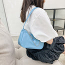 Retro Butterfly Chain PU Leather Shoulder Underarm Bag Women Casual Small Purse