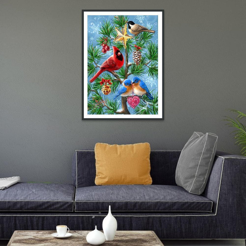 5D DIY Full Drill Diamond Painting Bird Cross Stitch Mosaic Craft Wall Arts Kit