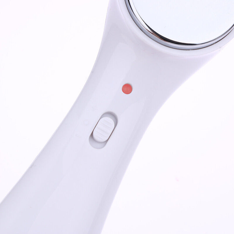 Ultrasonic Ion Face Lift Facial Beauty Device Ultrasound Massager (White)