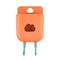 Phone Wall Mounted Holder Detachable Hook Plug Charging Organizer (Orange) Newly