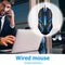 120cm USB 5500DPI 2 Buttons Led Business Mouse Ergonomic for Computer Laptop pc
