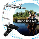 Portable Fishing Line Winder Reel Line Spooler Spooling Winding System Clip Type